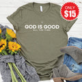 God Is Good Tee - Heather Olive - 15 product image 1