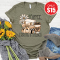Coffee, Scripture and Stillness Tee - Heather Olive - 15 product image 1