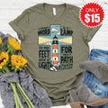 Your Word Is A Lamp Tee - Heather Olive - 15 product image 1