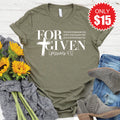 Forgiven Tee - Heather Olive - 15 product image 1