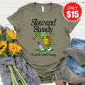 Slow And Steady Tee - Heather Olive - 15 product image 1