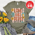 Love Like Jesus Tee - Heather Olive - 15 product image 1