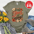 It Was Jesus All Along Tee - Heather Olive - 15 product image 1