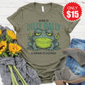 Dilly Dally Tee - Heather Olive - 15 product image 1
