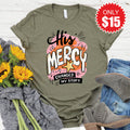 His Mercy Tee - Heather Olive - 15 product image 1