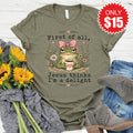 I'm A Delight Tee - Heather Olive - 15 product image 1