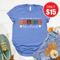 Thankful Praise Tee - Heather Royal Blue - 15 product image 1
