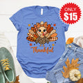 Thankful Tee - Heather Royal Blue - 15 product image 1