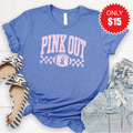Pink Out Tee - Heather Royal Blue - 15 product image 1