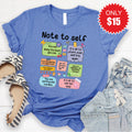 Note To Self Tee - Heather Royal Blue - 15 product image 1