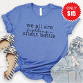 Silent Battle Tee - Heather Royal Blue - 15 product image 1
