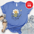 One Breath At A Time Tee - Heather Royal Blue - 15 product image 1