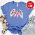 Angel Wings Tee - Heather Royal Blue - 15 product image 1