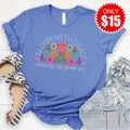 Bloom With Grace Tee - Heather Royal Blue - 15 product image 1