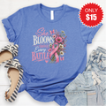 She Blooms Tee - Heather Royal Blue - 15 product image 1