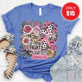 Fight My Battles Tee - Heather Royal Blue - 15 product image 1