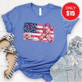 Pink Ribbon Tee - Heather Royal Blue - 15 product image 1
