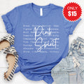 Pink Spirit Tee - Heather Royal Blue - 15 product image 1