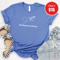 Healing Is Not Linear Tee - Heather Royal Blue - 15 product image 1