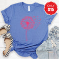 Never Give Up Tee - Heather Royal Blue - 15 product image 1