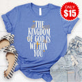 Kingdom of God Tee - Heather Royal Blue - 15 product image 1