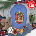 Joy To The World Tee - Heather Royal Blue - 15 product image 1
