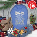 Christmas Begins With Christ Tee - Heather Royal Blue - 15 product image 1
