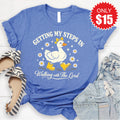 Getting My Steps In Tee - Heather Royal Blue - 15 product image 1