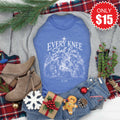 Every Knee Shall Bow Tee - Heather Royal Blue - 15 product image 1
