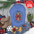 His Name Tee - Heather Royal Blue - 15 product image 1