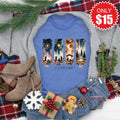 A Savior is Born Tee - Heather Royal Blue - 15 product image 1