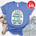 Small Progress Tee - Heather Royal Blue - 15 product image 1