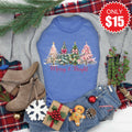 Merry and Bright Tee - Heather Royal Blue - 15 product image 1