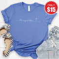 His Way Is Better Tee - Heather Royal Blue - 15 product image 1