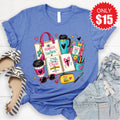 Be Fearless and Faithful Tee - Heather Royal Blue - 15 product image 1
