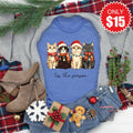 Christmas Cats Tee - Heather Royal Blue - 15 product image 1