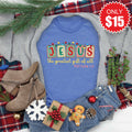 The Greatest Gift Of All Tee - Heather Royal Blue - 15 product image 1
