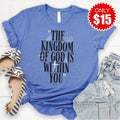 Kingdom of God Tee - Heather Royal Blue - 15 product image 1