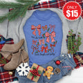 Deck The Halls Tee - Heather Royal Blue - 15 product image 1