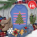 Christmas Tree Tee - Heather Royal Blue - 15 product image 1