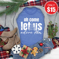 Let Us Adore Him Tee - Heather Royal Blue - 15 product image 1