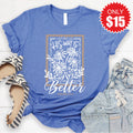 His Way Is Better Tee - Heather Royal Blue - 15 product image 1