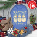 Snowmen Tee - Heather Royal Blue - 15 product image 1