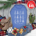 Merry Christmas Tee - Heather Royal Blue - 15 product image 1