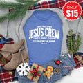 Jesus Crew Tee - Heather Royal Blue - 15 product image 1