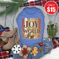 Joy To The World Tee - Heather Royal Blue - 15 product image 1