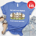 The Lord Is My Shepherd Tee - Heather Royal Blue - 15 product image 1