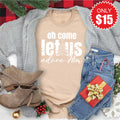 Let Us Adore Him Tee - Heather Sand Dune - 15 product image 1