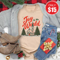 Joy To The World Tee - Heather Sand Dune - 15 product image 1
