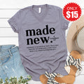 Made New V-Neck - Heather Storm - 15